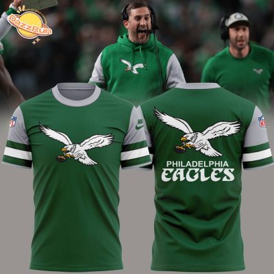 Coach Nick Sirianni Kelly Green 2024 Philadelphia Eagles T-Shirt