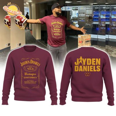 Jayden Daniels Washington Commanders Sweatshirt 2024