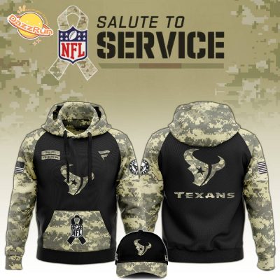 Houston Texans 2024 Salute to Service Limited Edition Hoodie – NFL Military Support