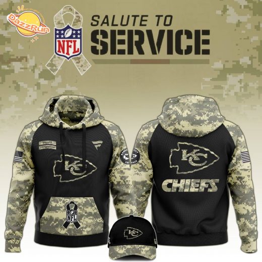 Kansas City Chiefs 2024 Salute to Service Limited Edition Hoodie – NFL Military Tribute