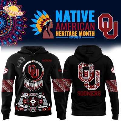 Oklahoma Sooners 2024 Native American Heritage Month Premium Hoodie – Limited Edition