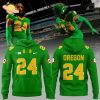 Oregon Ducks Stomp Out Cancer 2024 Limited White Hoodie – Support the Cause