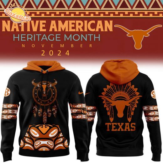 Texas Longhorns 2024 Native American Heritage Month Premium Special Hoodie – Exclusive