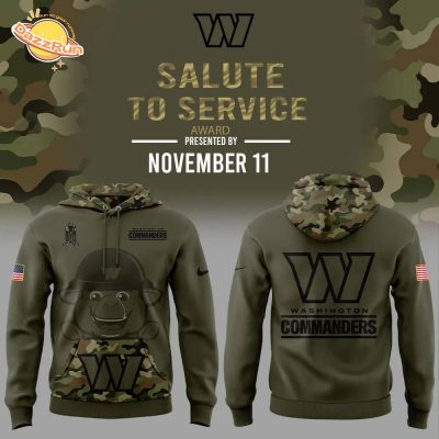 Washington Commanders 2024 Limited Edition Salute to Service Hoodie – Military Appreciation