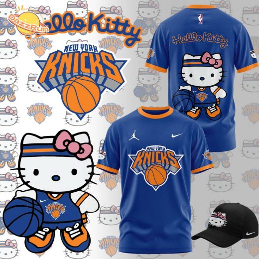 Limited Edition New York Knicks x Hello Kitty T-shirt 2024