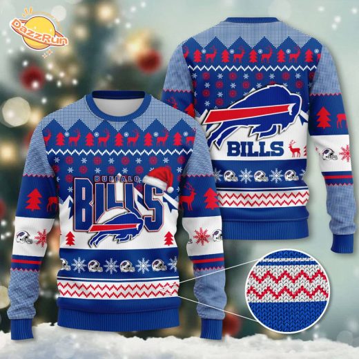 Buffalo Bills 3D Ugly Sweater – NFL Holiday Apparel