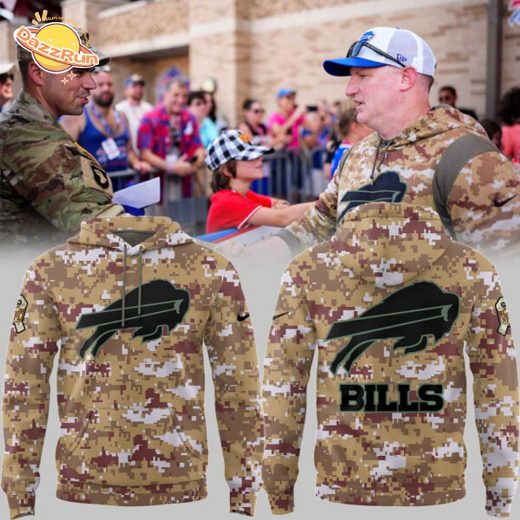 Buffalo Bills NFL 2024 Nike Limited Veteran Camo Hoodie