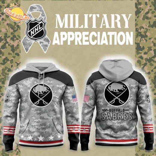 Buffalo Sabres 2024 Military Appreciation Hoodie – NHL Fan Apparel