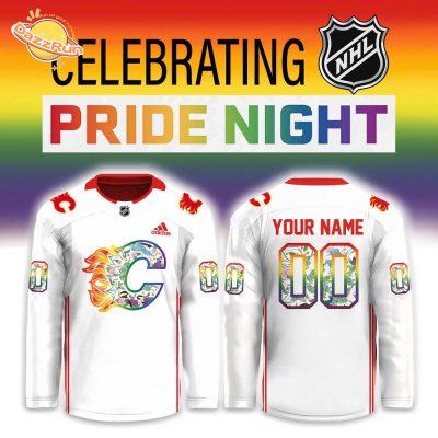 Calgary Flames 2024 Pride Night Combo Hockey Jersey