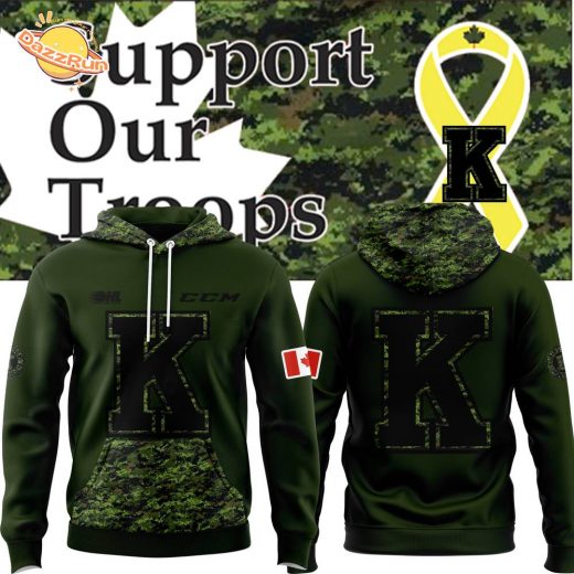 Kingston Frontenacs Support Our Troops Hoodie