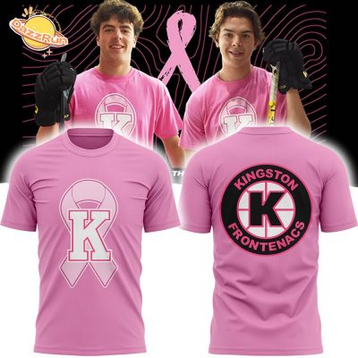 Kingston Frontenacs x Pink in the Rink Night 2024 T-Shirt – Custom Fan Gear