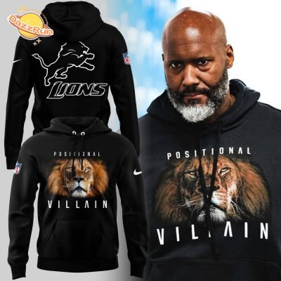 Limited Edition Detroit Lions Villain 2024 x Brad Holmes Hoodie