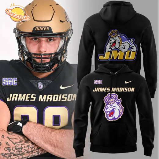 Limited Edition JMU Football Uniform Black Out Hoodie Set