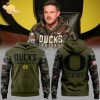 Limited Edition Military Oregon Ducks Veteran Camo Hoodie 2024