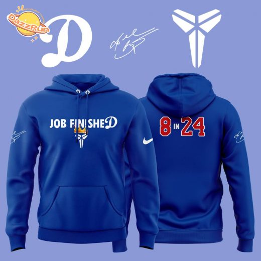 Los Angeles Dodgers Nike Gear Via Kobe Bryant 8 In 24 Unisex Blue Hoodie