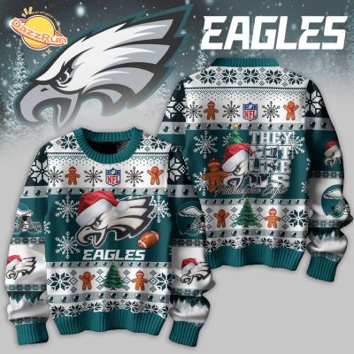 Premium Eagle NFL Knitted Sweater – Team Apparel for Fans