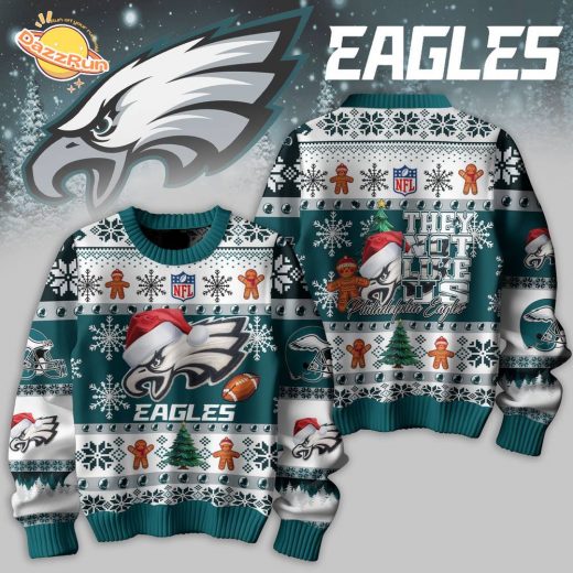 Premium Eagle NFL Knitted Sweater – Team Apparel for Fans