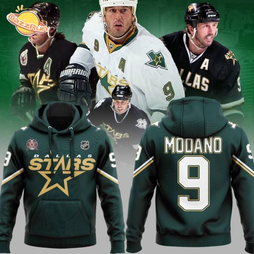 Special Commemorating “Mike Modano 9” Dallas Stars Fan Hoodie