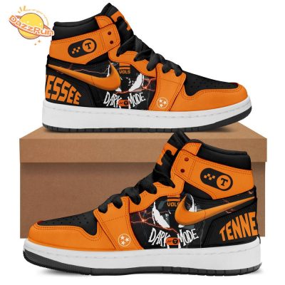 Tennessee Volunteers Football “Dark Mode” Air Jordan 1 Shoes – Custom Sports Footwear