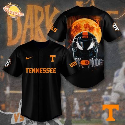 Tennessee Volunteers Football Dark Mode Baseball Jersey – NCAA Custom Apparel