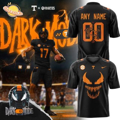 Tennessee Volunteers Football Dark Mode Custom Jersey – NCAA Premium Apparel