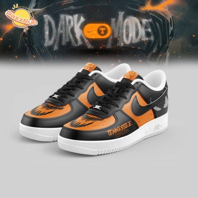 Tennessee Volunteers Football Venom “Dark Mode” AF1 Shoes – NCAA Custom Sneakers