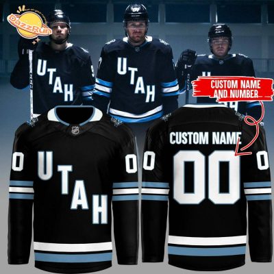 Utah Hockey Club 2024 NHL Hockey Jersey Custom (Black)