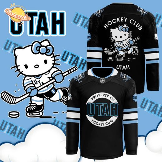 Utah Hockey Club x Hello Kitty 50th Anniversary Hockey Jersey (Black)