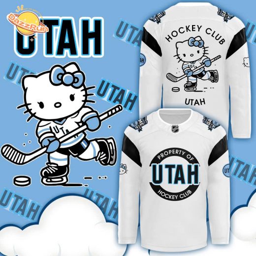 Utah Hockey Club x Hello Kitty 50th Anniversary Hockey Jersey (White)