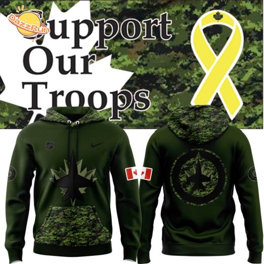 Winnipeg Jets Support Our Troops Hoodie