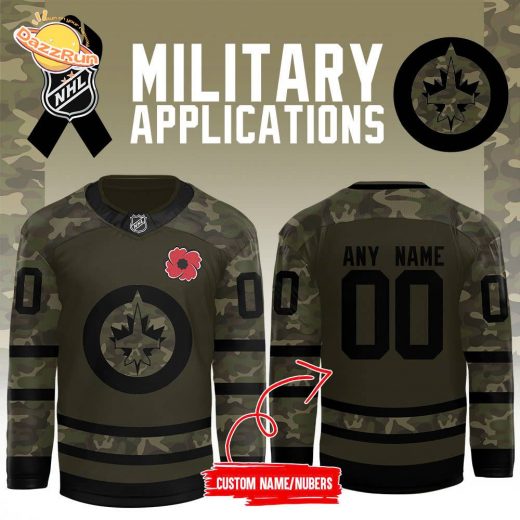 Winnipeg Jets x 2024 Military Appreciation Night Custom Jersey