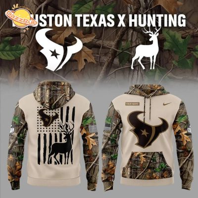 Limited Edition Houston Texans x Hunting Hoodie – Custom Design