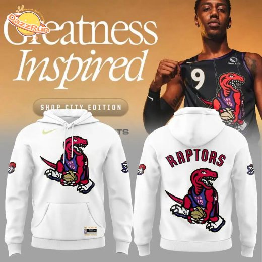 Limited Edition Toronto Raptors 30th Anniversary City Edition White Hoodie – Exclusive Gear