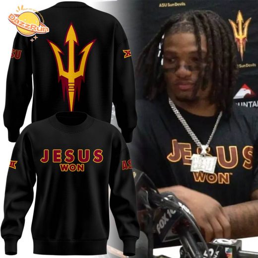 2024 Arizona State Sun Devils JESUS WON Limited Edition Sweatshirt (Version 3)