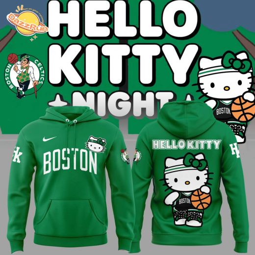 2024 Boston Celtics x Hello Kitty Limited Edition Hoodie