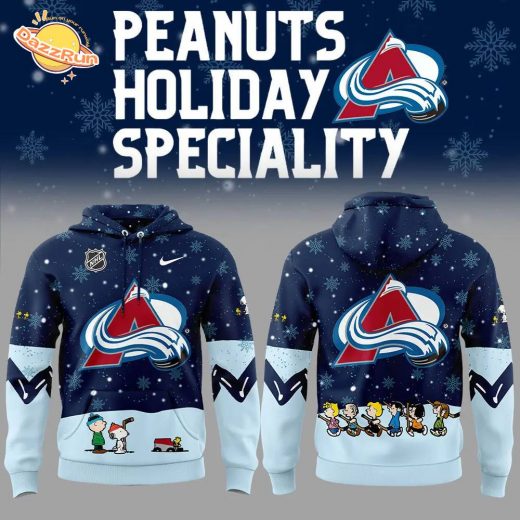 2024 Colorado Avalanche Peanuts & Snoopy Night Nike Hoodie