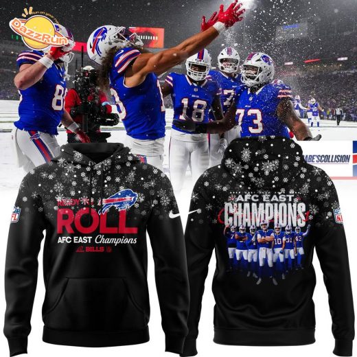 2024 Limited Edition Buffalo Bills AFC EAST Champions Hoodie – Black Edition