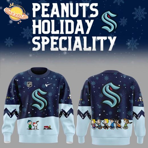 2024 Seattle Kraken Peanuts & Snoopy Night Nike Sweatshirt