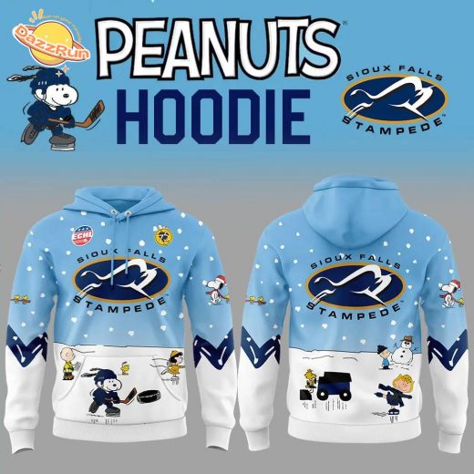 2024 Sioux Falls Stampede Peanuts & Snoopy Night Hoodie