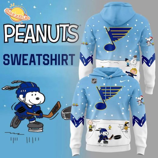 2024 St. Louis Blues Peanuts & Snoopy Night Nike Hoodie