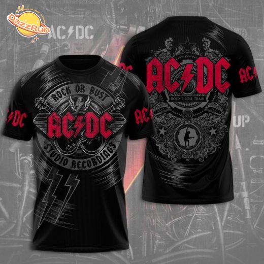 AC/DC 3D T-Shirt – Classic Rock Edition