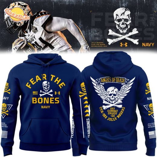 Angel of Death Jolly Rogers Navy Midshipmen Hoodie – 2024 Special Edition