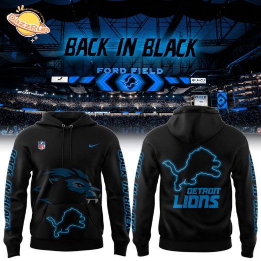 Back In Black Sports Fans Limited Edition Hoodie