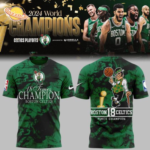 Boston Celtics 18-Time Champions Limited Edition T-Shirt – 2024