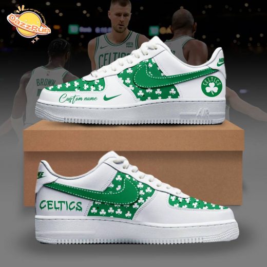 Boston Celtics Personalized AF1 Shoes – Custom 2024 Edition