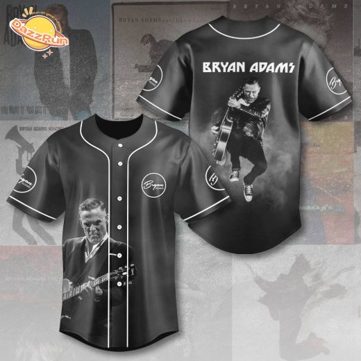 Bryan Adams Baseball Jersey | Music & Sports Limited Edition Jersey