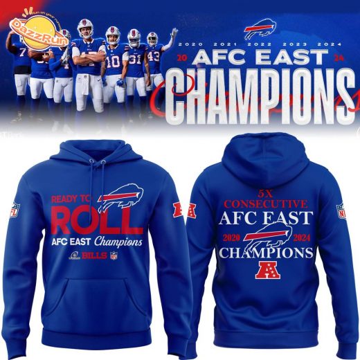 Buffalo Bills AFC EAST 2024 Champions Hoodie – Limited Edition