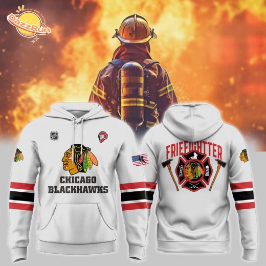 C’Blackhawks Firefighter Hoodie 2024 Custom Edition