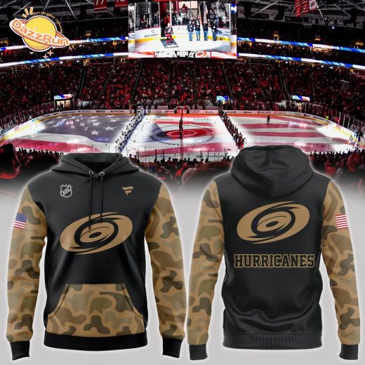 Carolina Hurricanes Veterans Day 2024 Special Edition Hoodie