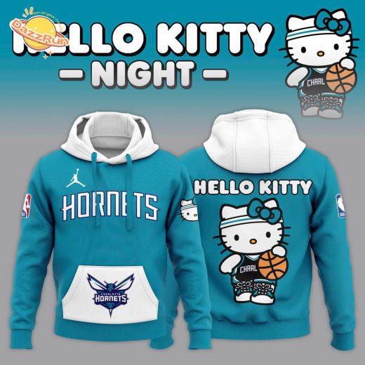 Charlotte Hornets 2024 Limited Edition x Hello Kitty Hoodie